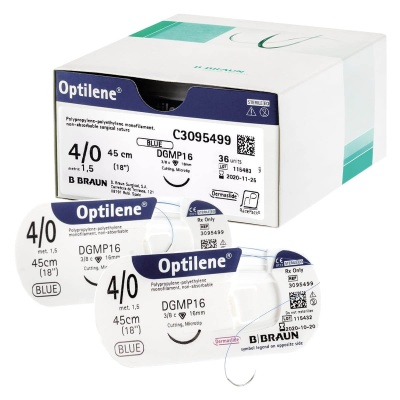 Sutura de Polipropileno e Polietileno Optilene