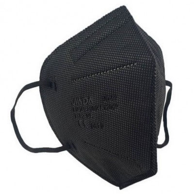 MÁSCARA FFP2 PRETA DE ALTA FILTRAGEM 20U