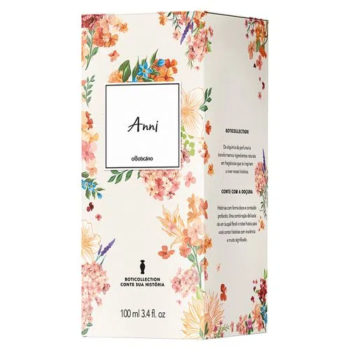 Anni Eau de Toilette, 100ml Embalagem de perfume Anni floral da O Boticário