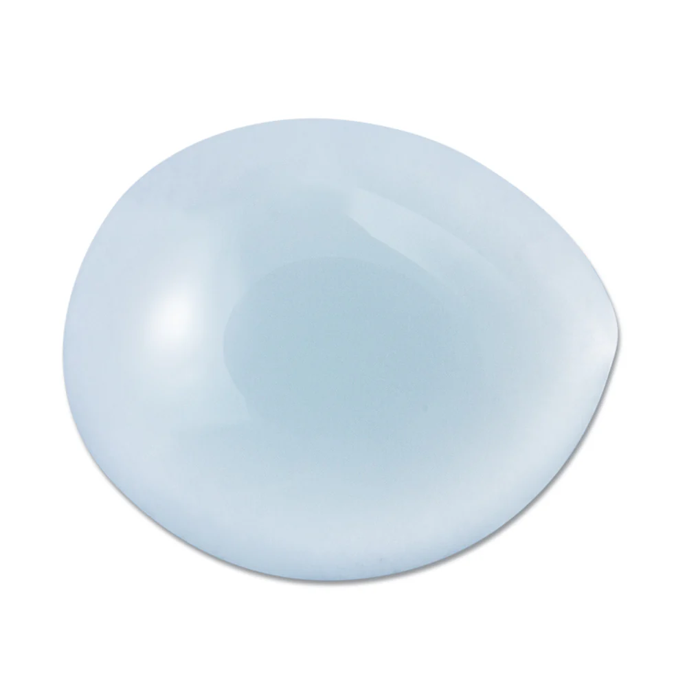 Gel Hidratante Fortalecedor Ácido Hialurónico Botik 50g Próteses mamárias de silicone azul claro, forma oval