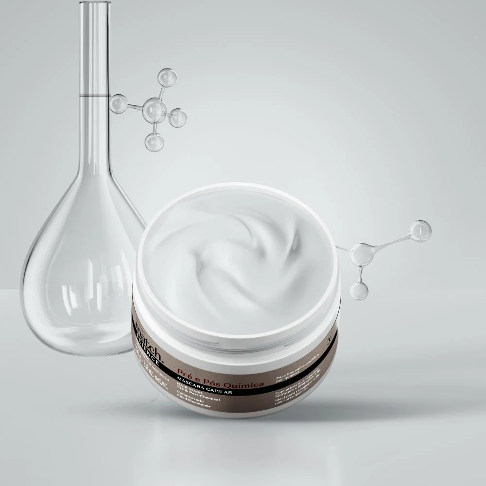 Máscara Capilar Match Science Pré e Pós-Química, 250g Máscara Capilar Match Science Pré e Pós-Química, 250g