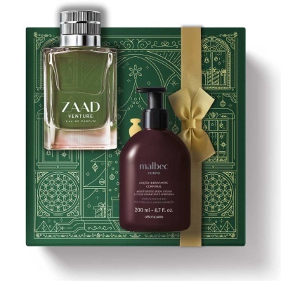 Kit de Natal Perfume Zaad Venture + Malbec
