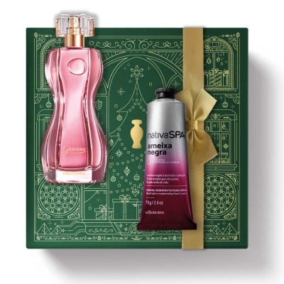 Kit de Natal Perfume Glamour + Ameixa Negra