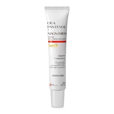 Creme Multirreparador Cica Pantenol + Niacinamida Botik, 30ml