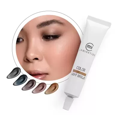 Tinta para pestanas e sobrancelhas
