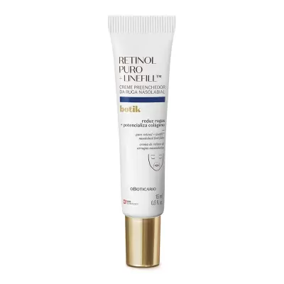 Retinol Puro + Linefill (Creme Preenchedor da Ruga Nasolabial), Botik, 15ml