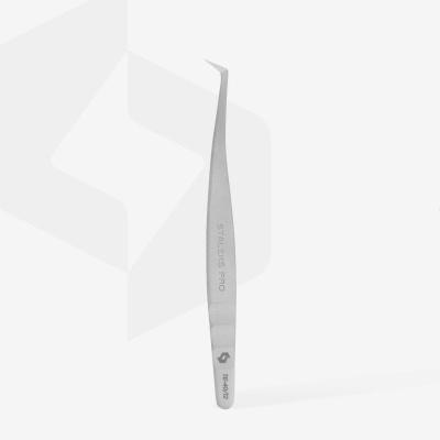 Pinça De Pestanas Profissional EXPERT 40 TYPE 12 (Pinça Curva Para Extensão De Volume,65')