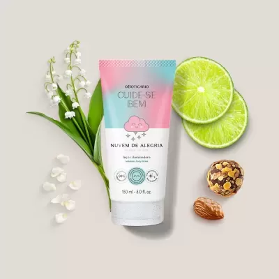 Loção Hidratante Iluminadora Nuvem de Alegria, 150ml
