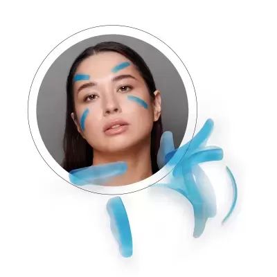 Moldes Silicone Lash Mix - BLUE