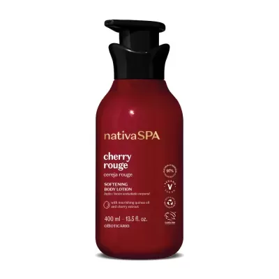 Loção Corporal Aveludada Nativa Spa Cereja Rouge 400ml