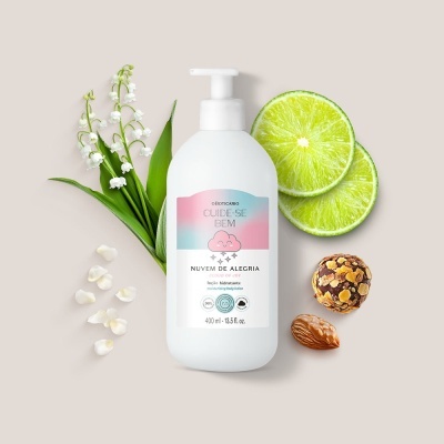 Cuide-se Bem Nuvem de Alegria Loção Hidratante Corporal, 400ml