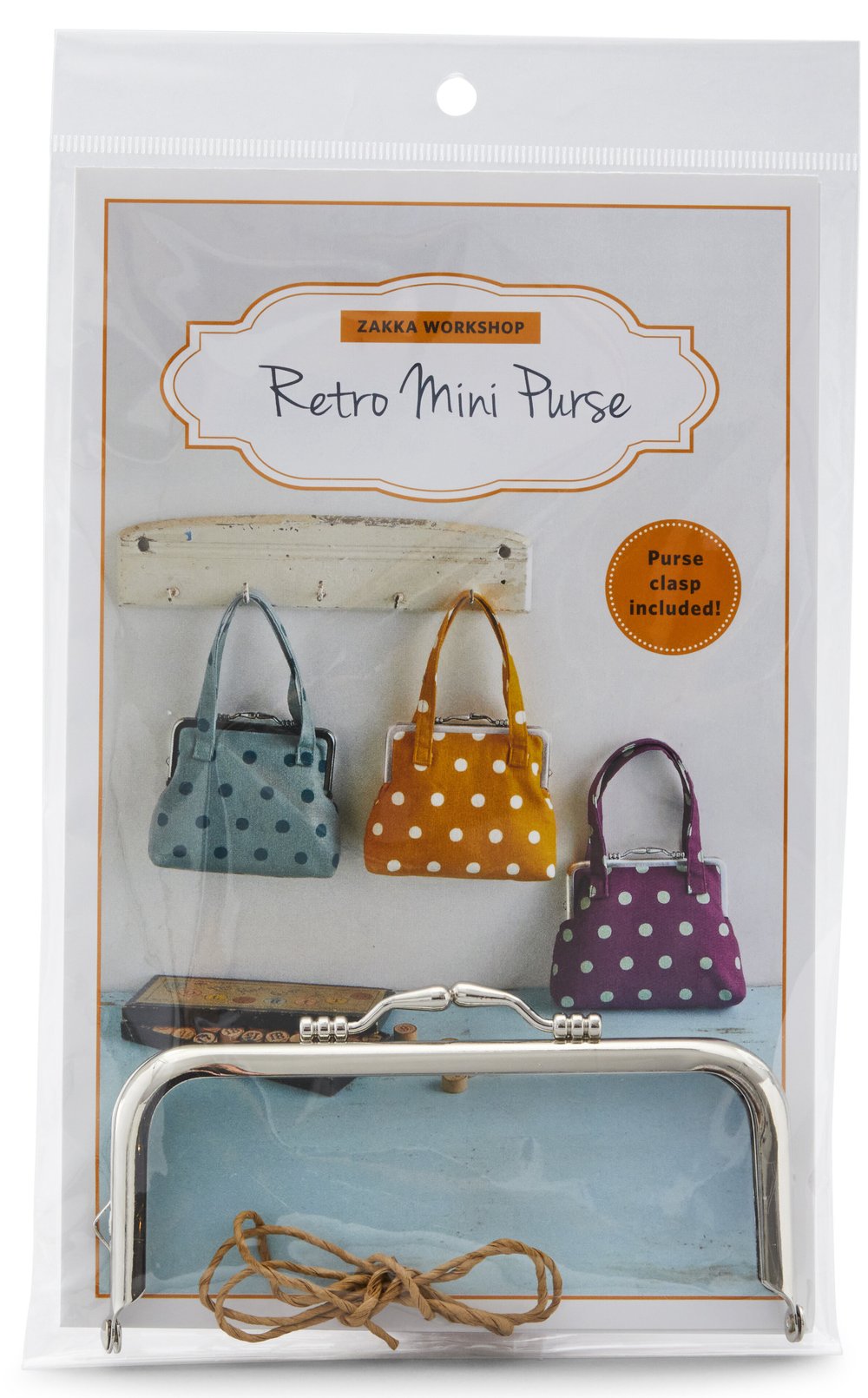 Kit Zakka Workshop | Retro Mini Purse Kit Zakka Workshop | Retro Mini Purse