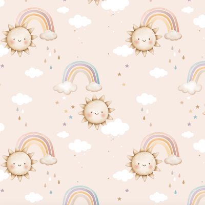 Tecido Pontotextil | Rise and Shine - Rosa