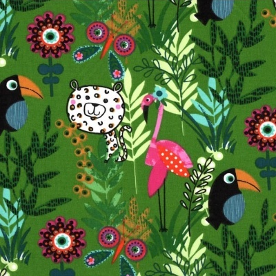 Tecido Selva Colorida