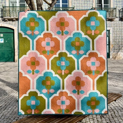 Kit Pontotextil | Wallflower Quilt