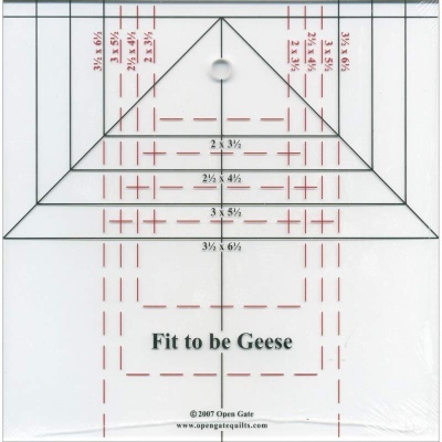 Open Gate | Régua de Flying Geese