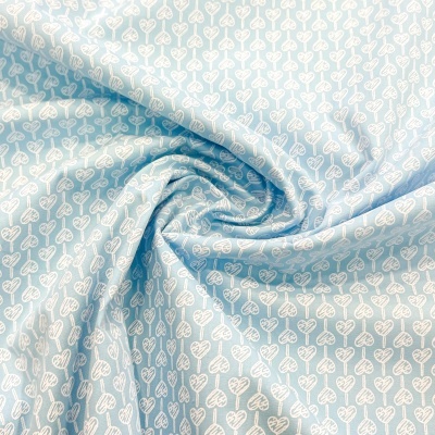 FABRICART | Pirulito de Corações - Azul Claro