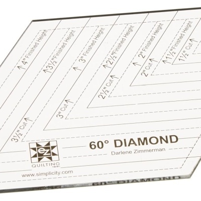 EZ Quilting | Régua - 60º Diamond