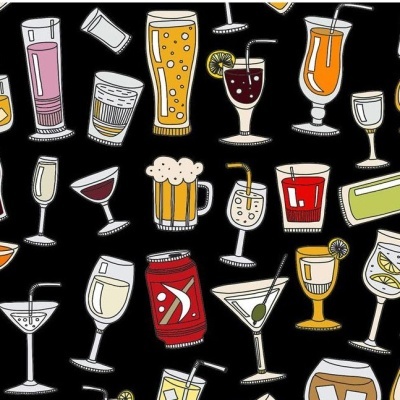 Tecido Bar | Drinks - Preto