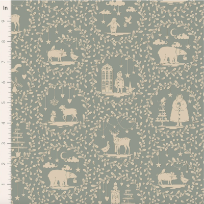 Tecido Tilda | Merry Little Christmas - Paperscenes Duckegg