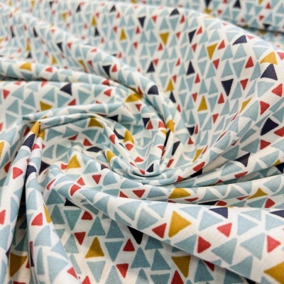 Tecido Le Tissu by Domotex | Triangles - Verde Água