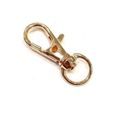 Mosquetão Redondo Rose Gold 9mm