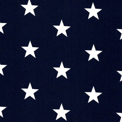 Tecido Poppy | Stars - Azul Escuro
