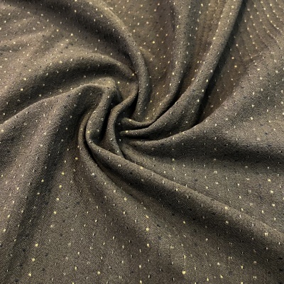 Tecido Japonês | Dotted - Castanho Escuro