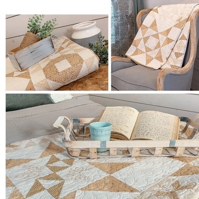 PAP | It's Sew Emma - Cream & Sugar Block of the Month