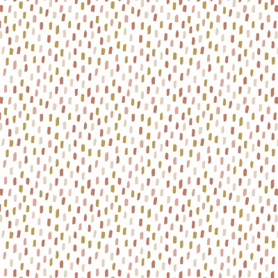 Tecido Poppy | Rainbow - White