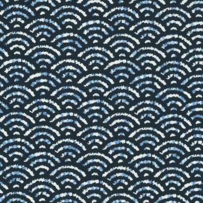 Tecido Robert Kaufman | Shibori Blues - Navy Blue Waves