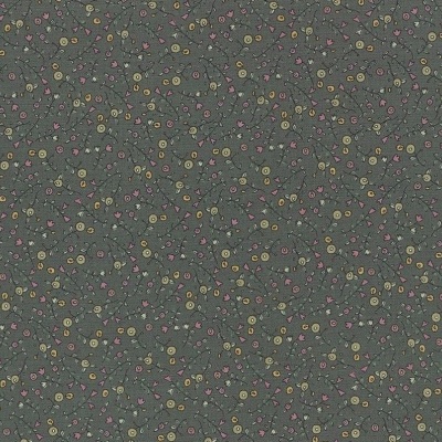 Tecido Anni Downs | Delicious - #2416 Dark Blue Posies and Tulips