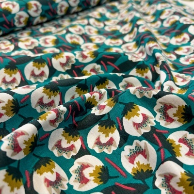 Tecido Le Tissu by Domotex | Tulipas - Verde