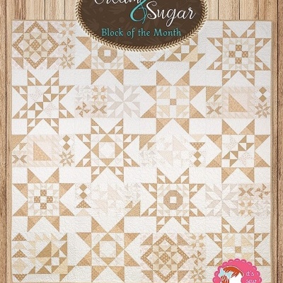 PAP | It's Sew Emma - Cream & Sugar Block of the Month