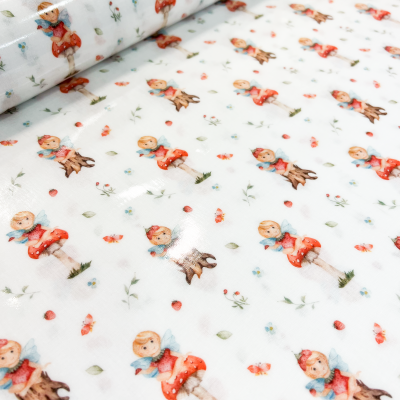 Tecido Plastificado | Fadas Moranguinhos