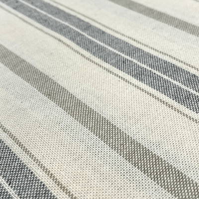 Linho Alentejano | Riscas - Bege e Cinza