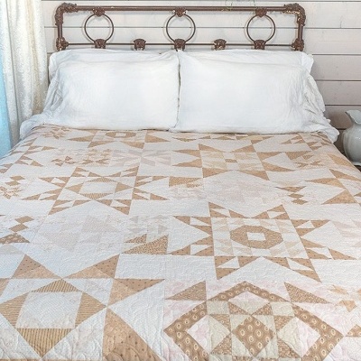 PAP | It's Sew Emma - Cream & Sugar Block of the Month