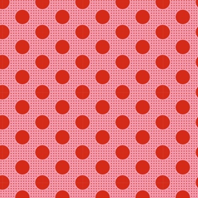 Tecido Tilda | Medium Dots - Salmon