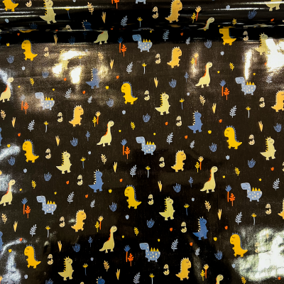 Tecido Plastificado | Dinossauros Coloridos