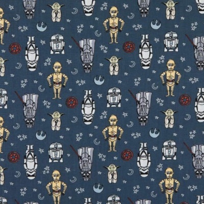 Tecido Star Wars Night