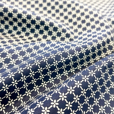 FABRICART | Cerca de Flores - Azul Escuro