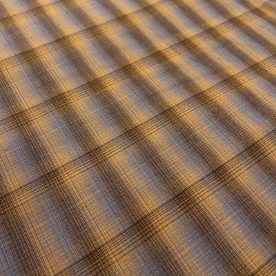 Tecido Japonês | Picardy - Azul e Castanho