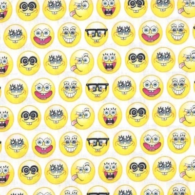 Tecido Nickelodeon | Spongebob - Emoji