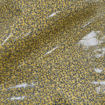 Tecido Plastificado | Florinhas - Amarelo