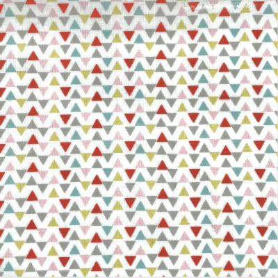 Tecido Plastificado | Triângulos - Coloridos