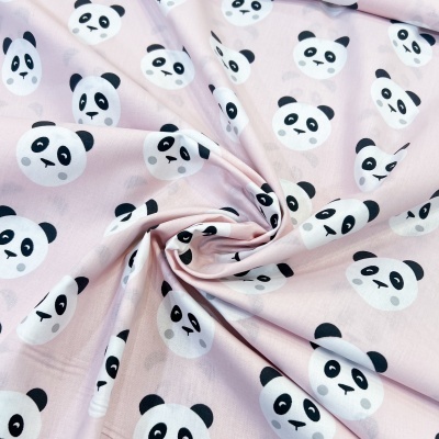 Tecido Le Tissu by Domotex | Pandas - Rosa