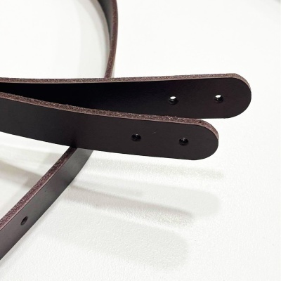 Alças em Pele Castanha 2mm