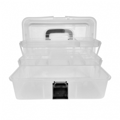 Caixa de Organização Transparente - Grande