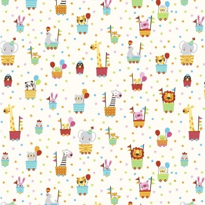 FABRICART | Zoo em Festa - Creme