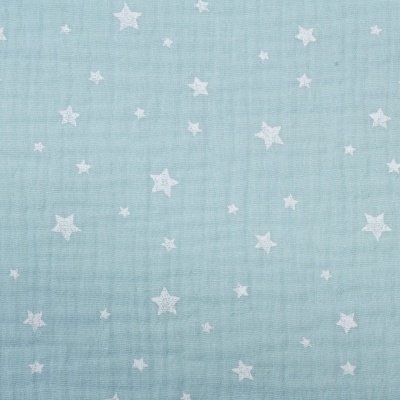 Musselina  - Menta Estrelas